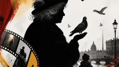 Illustration editoriale pour Brenda Fricker, la « dame aux pigeons » de Maman, j’ai encore raté l’avion, est décédée à 81 ans