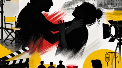 Illustration editoriale pour Altercation sur le tournage d’Ici tout commence : Stéphane Blancafort aurait tenté d’étrangler Catherine Davydzenka