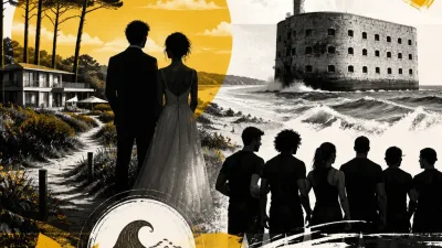 Illustration editoriale pour Jérémy Frérot : le domaine entre forêt et plage où il avait épousé Laure Manaudou