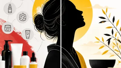 Illustration editoriale pour Estelle Lefébure révèle qu’elle ne se nettoie pas le visage au réveil