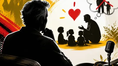Illustration editoriale pour David Hallyday, grand-père à 59 ans : « Dieu merci », il n’aurait pas supporté d’être appelé « papi »
