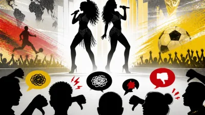 Illustration editoriale pour Madonna et Shakira : show critiqué lors de la mi-temps de la finale Espagne-Argentine