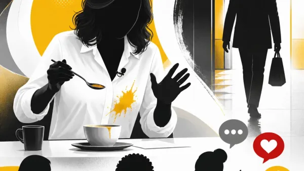 Illustration editoriale pour Lydie Harrouche : retour à Télématin marqué par une grosse gaffe en direct