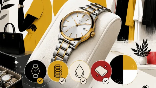 Illustration editoriale pour Montre de créateur : critères essentiels pour accorder votre garde-temps au quotidien