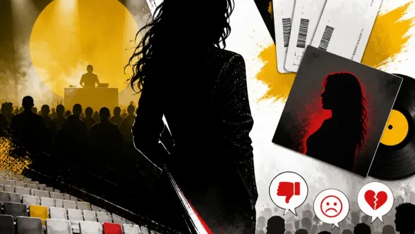 Illustration editoriale pour Jenifer : depuis l’annonce de sa nouvelle tournée, les billets peinent à se vendre