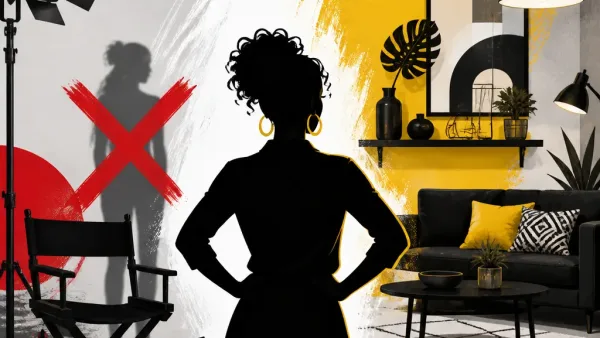 Illustration editoriale pour Amélie Étasse : les travaux qu’elle a faits pour « viriliser » son intérieur aux Batignolles
