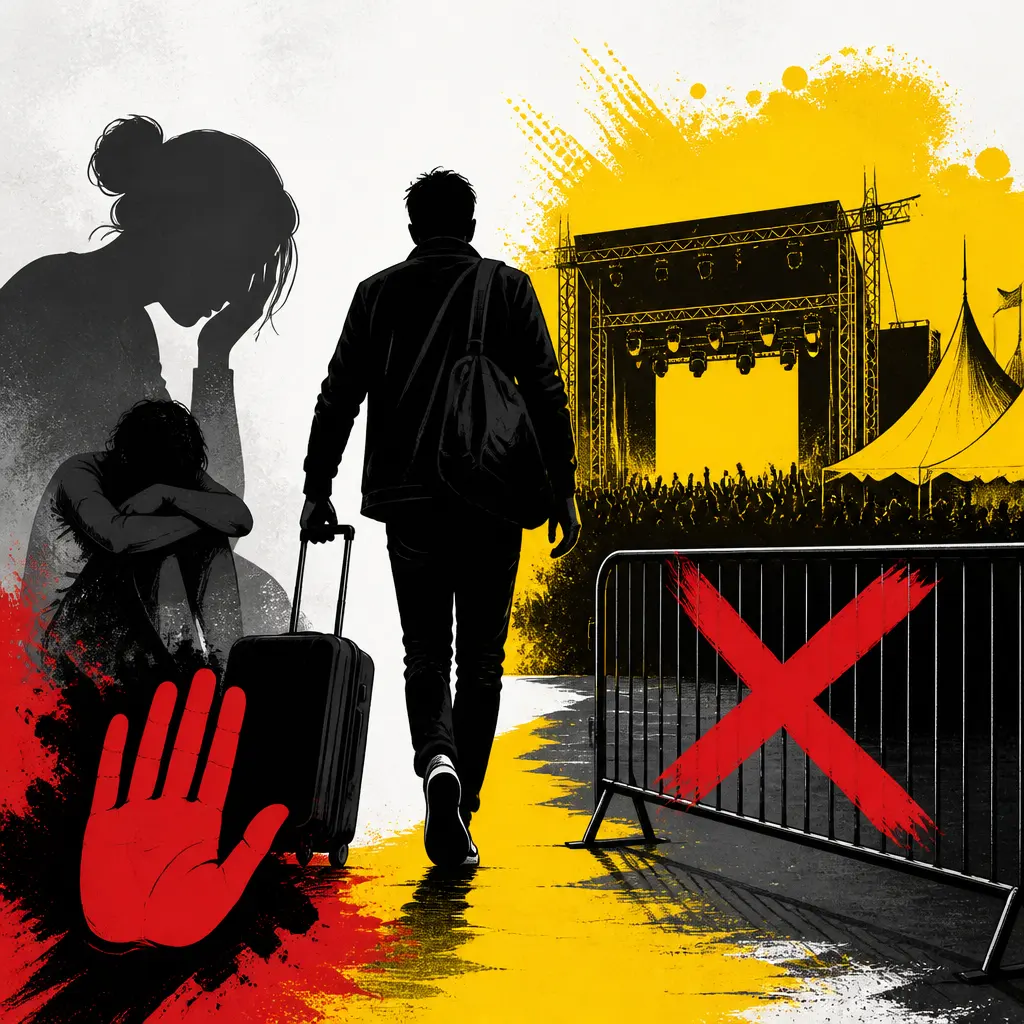 Illustration editoriale pour Mosimann annonce son retrait du Delta Festival après des accusations d’agressions sexuelles