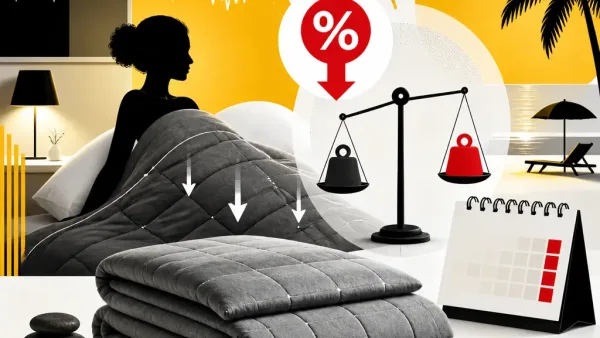 Illustration editoriale pour Emma : la couverture lestée à -50 % pour mieux dormir