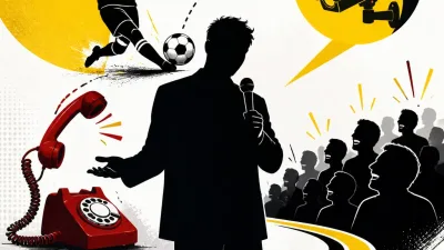 Illustration editoriale pour Jean-Yves Lafesse : la drôle d’histoire derrière son nom de scène