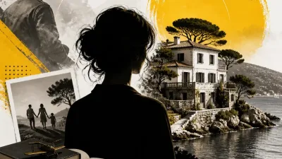 Illustration editoriale pour Faustine Bollaert : son grand-père avait commandé la maison du Cap Nègre de Carla Bruni