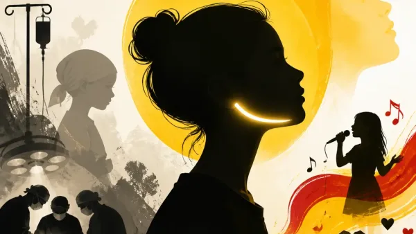 Illustration editoriale pour Charlotte (The Voice Kids) dévoile le résultat de sa chirurgie réparatrice après le retrait de sa mâchoire