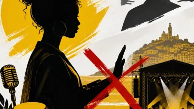Illustration editoriale pour Ebony annule sa venue au Delta Festival à Marseille