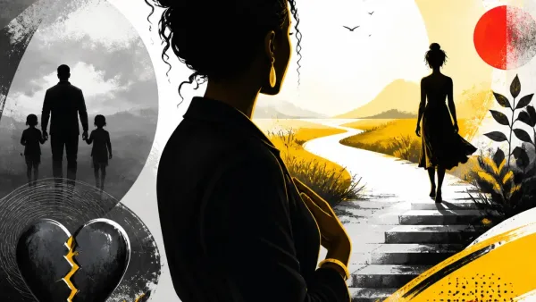 Illustration editoriale pour Faustine Bollaert brise le silence après sa rupture avec Maxime Chattam et se réconcilie avec elle-même