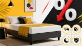 Illustration editoriale pour Le lit Emma Original bradé à -30% pendant les soldes d&rsquo;été