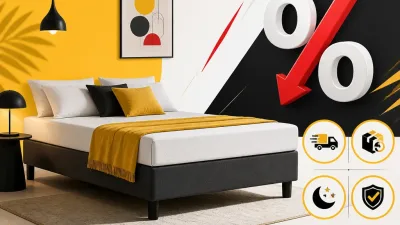 Illustration editoriale pour Le lit Emma Original bradé à -30% pendant les soldes d&rsquo;été