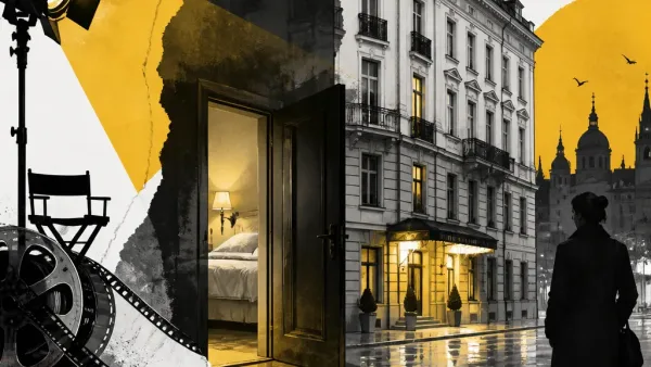 Illustration editoriale pour Marie Trintignant : qu&rsquo;est devenu l&rsquo;hôtel où elle séjour nait à Vilnius après sa mort