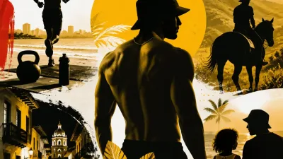 Illustration editoriale pour Slimane affiche un physique de rêve en Colombie aux côtés d&rsquo;Esmeralda