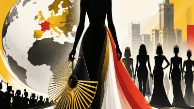 Illustration editoriale pour Miss Supranational 2026 : Eve Gilles défile avec un accessoire qui ne passe pas inaperçu