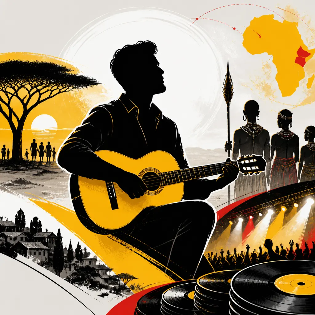 Illustration editoriale pour Kendji Girac : six albums et des millions de disques vendus