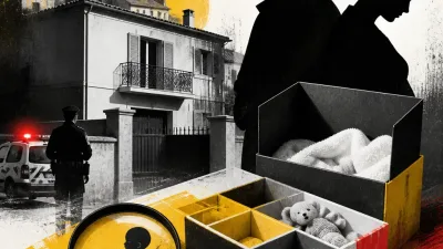 Illustration editoriale pour Vaucluse : les corps de cinq bébés retrouvés dans des boîtes au domicile d’un couple