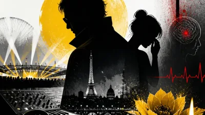 Illustration editoriale pour Kavinsky retrouvé sans vie à son domicile : Angèle, sa partenaire, dévastée
