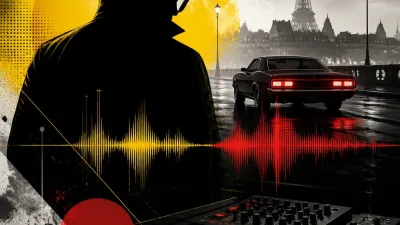 Illustration editoriale pour Kavinsky : comment Nightcall, extrait de Drive avec Ryan Gosling, l&rsquo;a propulsé sur la scène mondiale