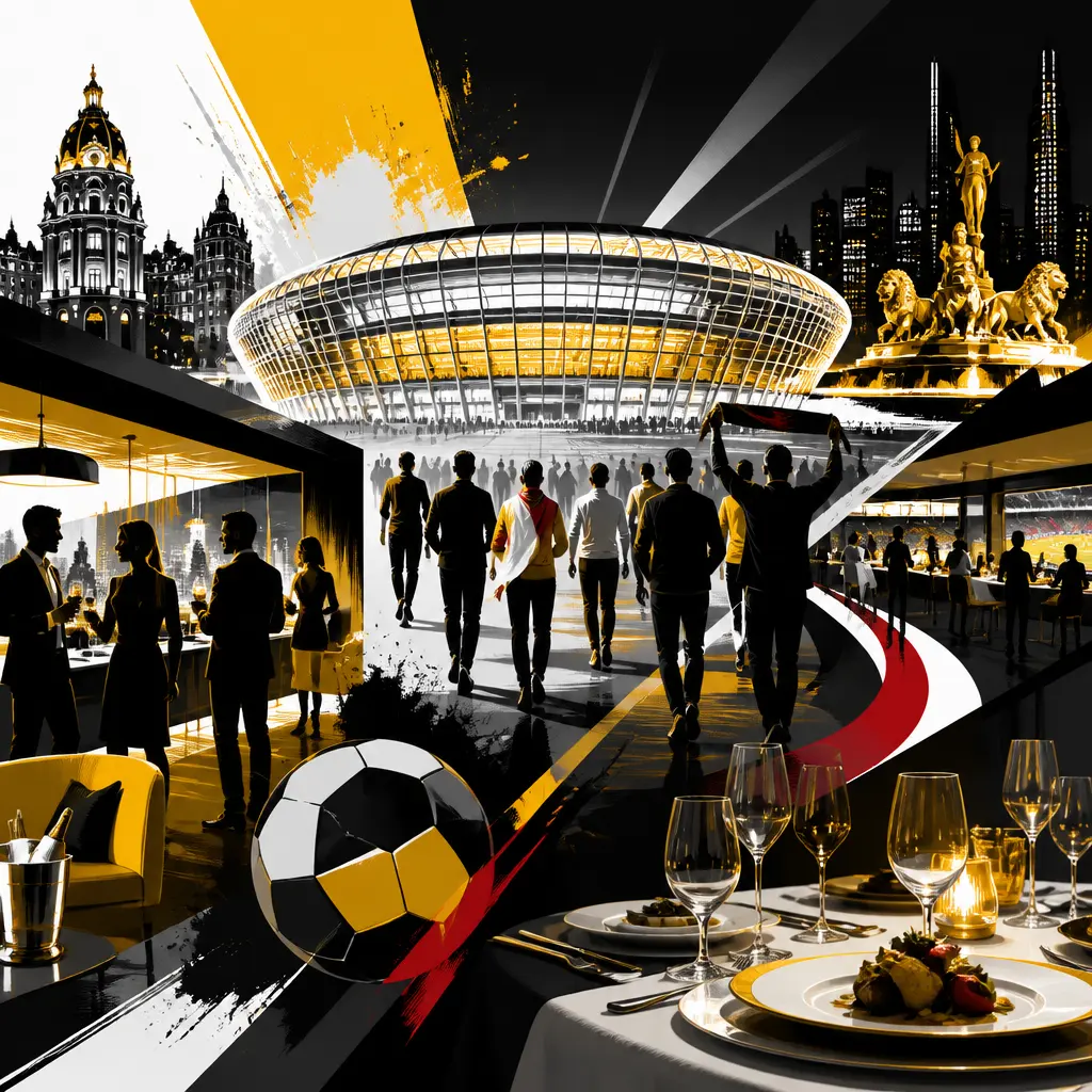 Illustration editoriale pour Séjour VIP à Madrid : assister à un match du Real Madrid dans une ambiance glamour