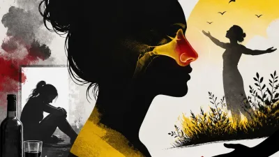 Illustration editoriale pour Sandra Sisley : découverte fortuite d&rsquo;une nécrose du cartilage par son ORL