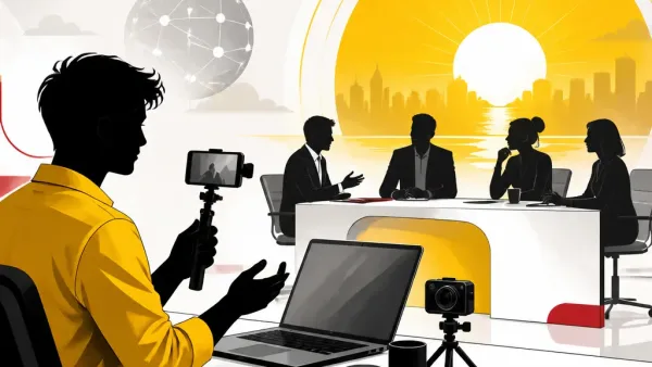 Illustration editoriale pour Jean-Baptiste Nicolet, Youtubeur tech, rejoint la matinale Bonjour sur TF1