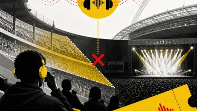 Illustration editoriale pour Bruno Mars vend des places de concert « Audio Only »