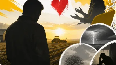 Illustration editoriale pour L’amour est dans le pré : l’agriculteur Yannick a vécu de terribles épreuves depuis son portrait face à Karine Le Marchand