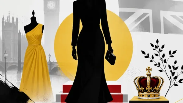 Illustration editoriale pour Kate Middleton élue femme britannique la mieux habillée
