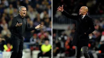 Mourinho et Guardiola