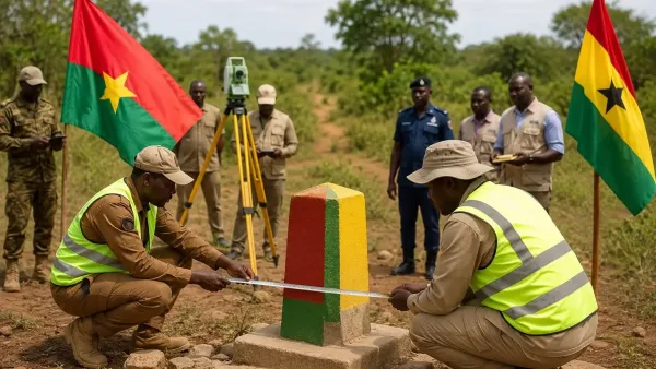 Frontière Ghana Burkina Faso