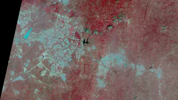 Vue satellitaire d'Abuja, au Nigeria