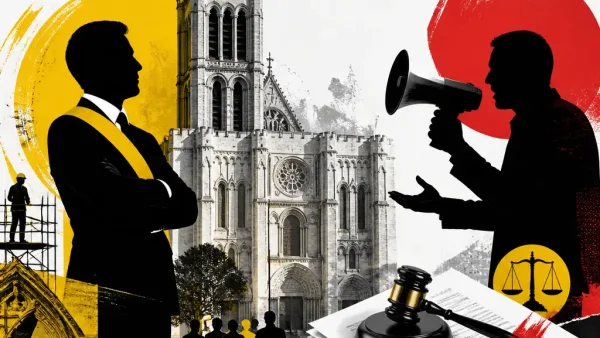Illustration editoriale pour Stéphane Bern, bientôt déchu de son nouveau statut selon le maire de Saint-Denis Bally Bagayoko