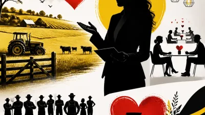 Illustration editoriale pour L&rsquo;amour est dans le pré saison 21 : Karine Le Marchand revient le 17 août avec 14 candidats et une nouvelle formule de speed dating