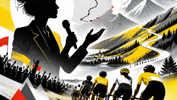 Illustration editoriale pour Marion Rousse fait une annonce historique sur le Tour de France Femmes : une évolution rapide inattendue