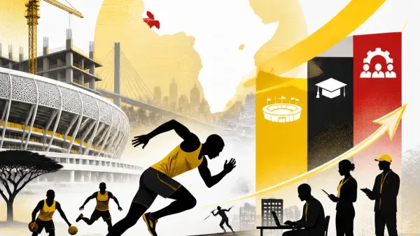 Illustration editoriale pour Sénégal : Dakar 2026, les Jeux olympiques de la jeunesse, laboratoire pour une économie du sport