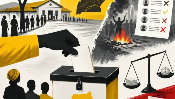Illustration editoriale pour Ouganda : les élections locales fragilisées par des accusations d’irrégularités
