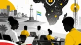 Illustration editoriale pour Sierra Leone : le pays forme ses étudiants aux standards du numérique mondial