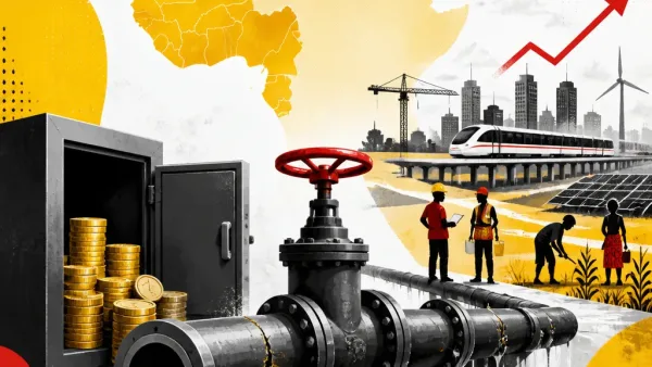 Illustration editoriale pour Afrique de l’Ouest : la BAD pointe un problème de tuyauterie plutôt qu’un manque d’argent