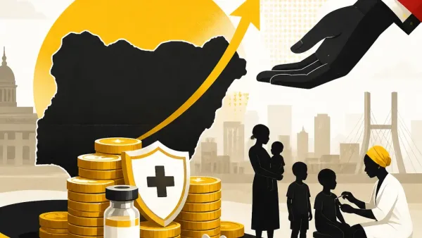 Illustration editoriale pour Nigeria : Gavi promet plus de 500 millions de dollars pour la vaccination avant de réduire son aide
