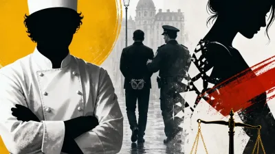 Illustration editoriale pour Jean Imbert placé en garde à vue après les accusations de violences d’Alexandra Rosenfeld