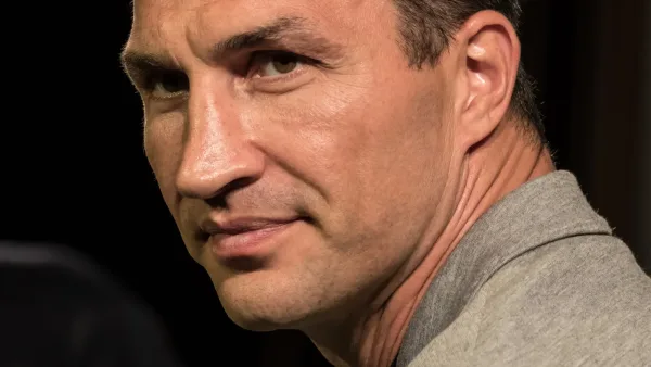Wladimir Klitschko, ancien champion du monde des poids lourds, photographié en 2017