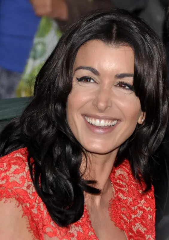 Jenifer lors de l'enregistrement de Champs-Elysées en 2012