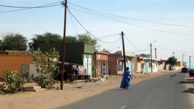 Vue de Kiffa, en Mauritanie