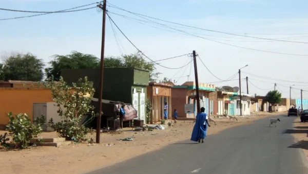 Vue de Kiffa, en Mauritanie