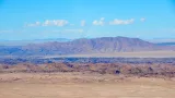 Vue aérienne de la mine de Langer Heinrich en Namibie