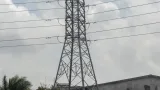 Lignes électriques au Ghana, illustration des infrastructures du réseau national.